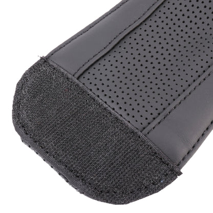 Universal Nonslip Breathable Genuine Leather Car Gear Shift Knob Cover(Black) - Shift Knob by buy2fix | Online Shopping UK | buy2fix