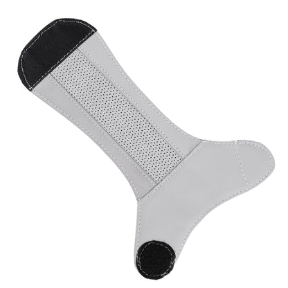 Universal Nonslip Breathable Genuine Leather Car Gear Shift Knob Cover(Grey) by buy2fix