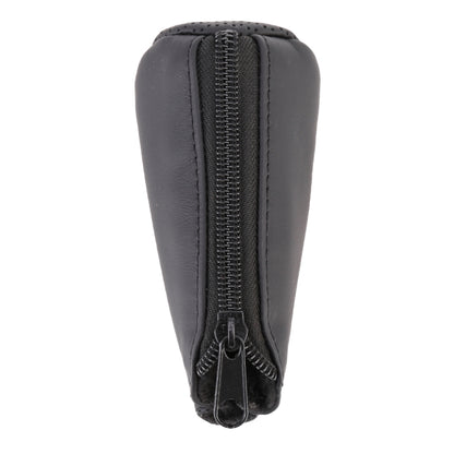 Universal Nonslip Breathable Genuine Leather Car Gear Shift Knob Cover(Black) - Shift Knob by buy2fix | Online Shopping UK | buy2fix