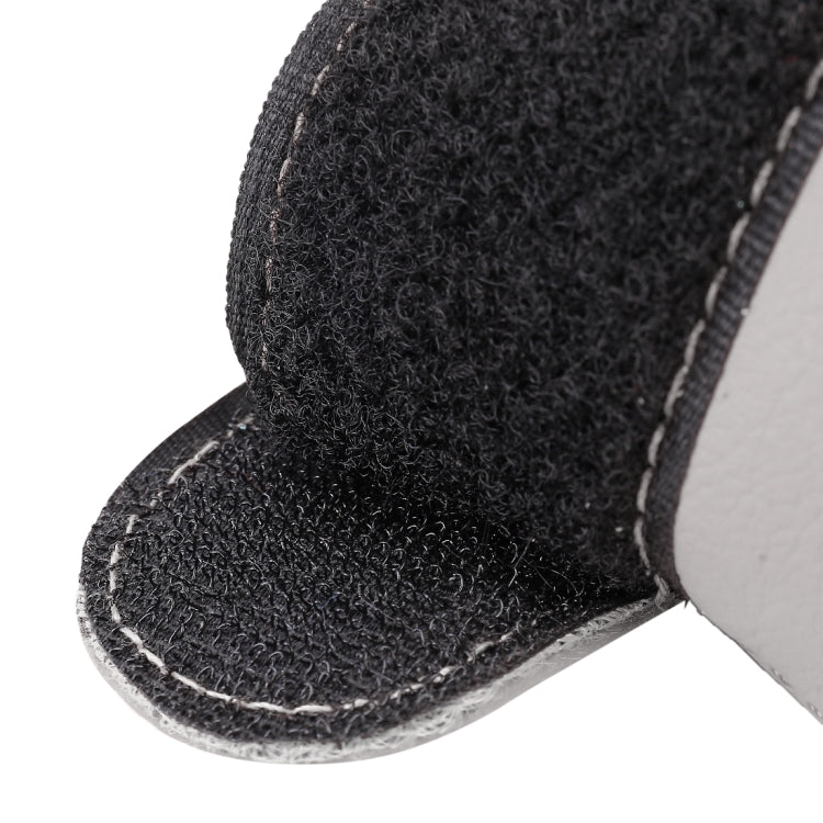 Universal Nonslip Breathable Genuine Leather Car Gear Shift Knob Cover(Grey) by buy2fix