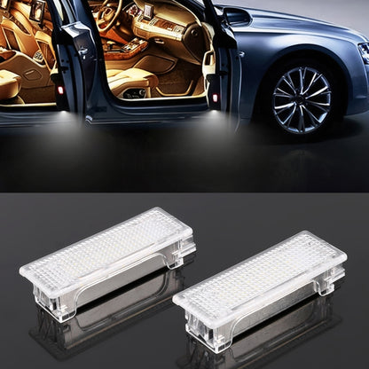 2 PCS LED Car DC 12V 1.5W 6000K 100LM Door Lights 18LEDs SMD-3528 Lamps for BMW E81(White Light) - Atmosphere lights by buy2fix | Online Shopping UK | buy2fix