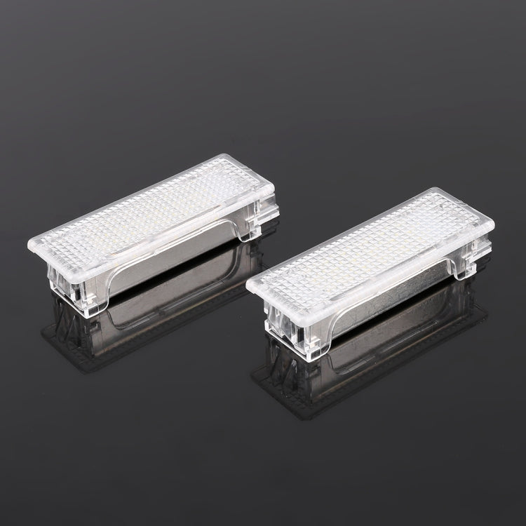 2 PCS LED Car DC 12V 1.5W 6000K 100LM Door Lights 18LEDs SMD-3528 Lamps for BMW E81(White Light) - Atmosphere lights by buy2fix | Online Shopping UK | buy2fix