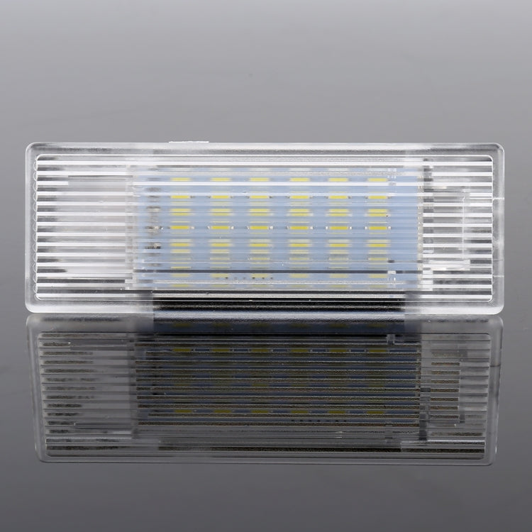 2 PCS LED Car DC 12V 1.5W 6000K 100LM Door Lights 18LEDs SMD-3014 Lamps for BMW F10(White Light) - Atmosphere lights by buy2fix | Online Shopping UK | buy2fix