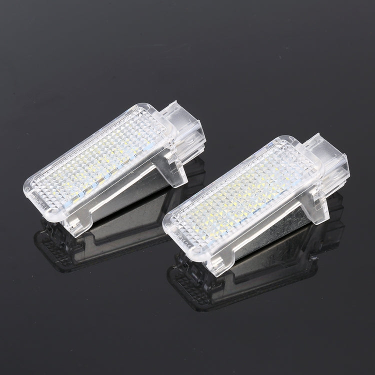 2 PCS LED Car DC 12V 1.5W Door Lights Lamps for Audi / Volkswagen(Blue Light) - Atmosphere lights by buy2fix | Online Shopping UK | buy2fix