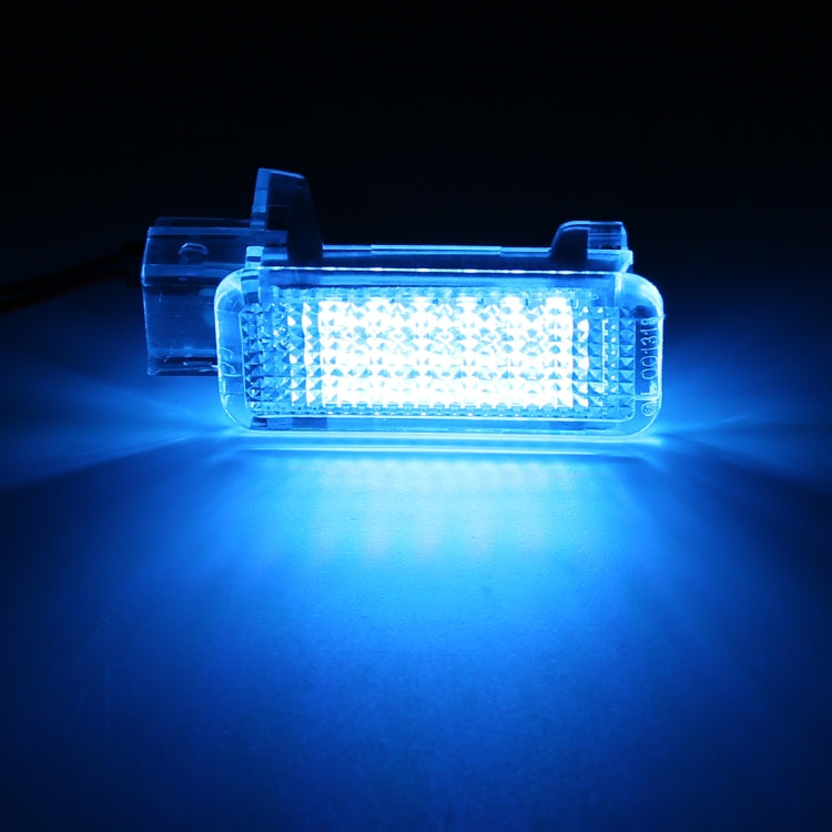 2 PCS LED Car DC 12V 1.5W Door Lights Lamps for Audi / Volkswagen(Blue Light) - Atmosphere lights by buy2fix | Online Shopping UK | buy2fix