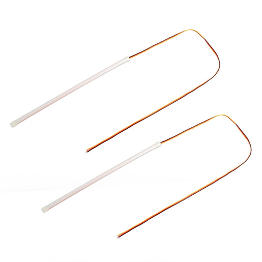 2 PCS 30cm DC12V 3.2W Ultra-thin Car Auto Double Colors Turn Lights / Running Lights (Turn Lights: Yellow Light; Running Lights: White Light) - Running Lights by buy2fix | Online Shopping UK | buy2fix