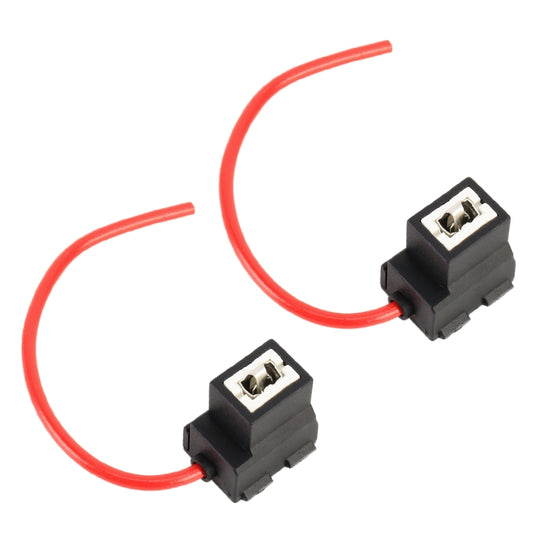 Support d'ampoule de voiture H1/H3, 2 pièces, douille femelle avec fil