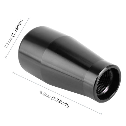 Universal Car Solid Color Cone Shape Shifter Manual Automatic Gear Shift Knob(Black) by buy2fix