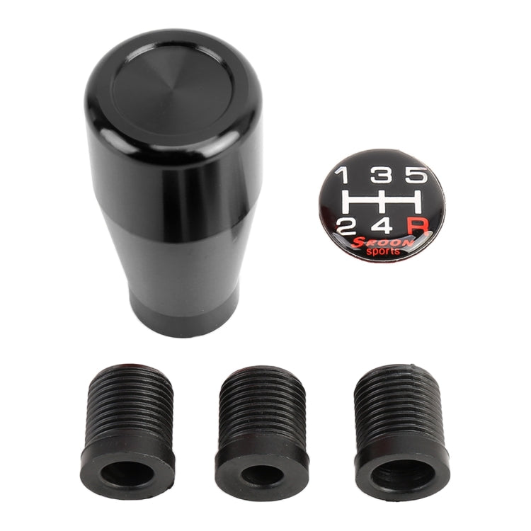Universal Car Solid Color Cone Shape Shifter Manual Automatic Gear Shift Knob(Black) by buy2fix