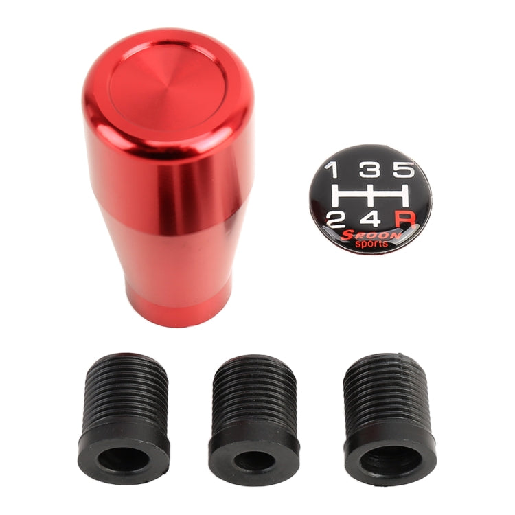 Universal Car Solid Color Cone Shape Shifter Manual Automatic Gear Shift Knob(Red) by buy2fix