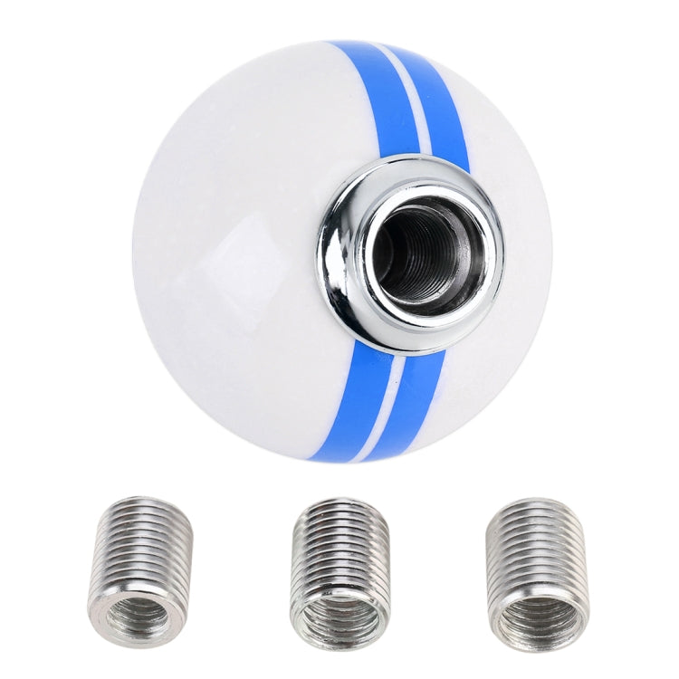 Universal Vehicle Ball Shape Modified Resin Shifter Manual 5-Speed Gear Shift Knob(Blue) by buy2fix