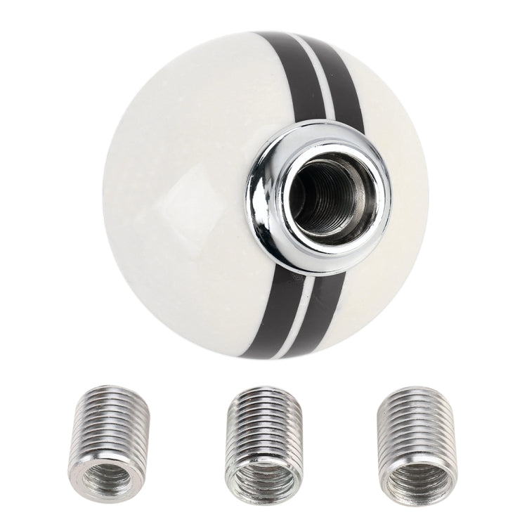 Universal Vehicle Ball Shape Modified Resin Shifter Manual 6-Speed Right-R Gear Shift Knob(Black) by buy2fix