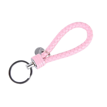 5pcs Car Key Ring Holder With Leather Strip(Pink) by buy2fix