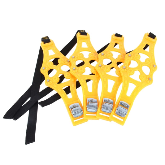 8PCS Car Snow Tire Anti-skid Chains For Family Car(Yellow) - Car Road Trouble Clearer by buy2fix | Online Shopping UK | buy2fix