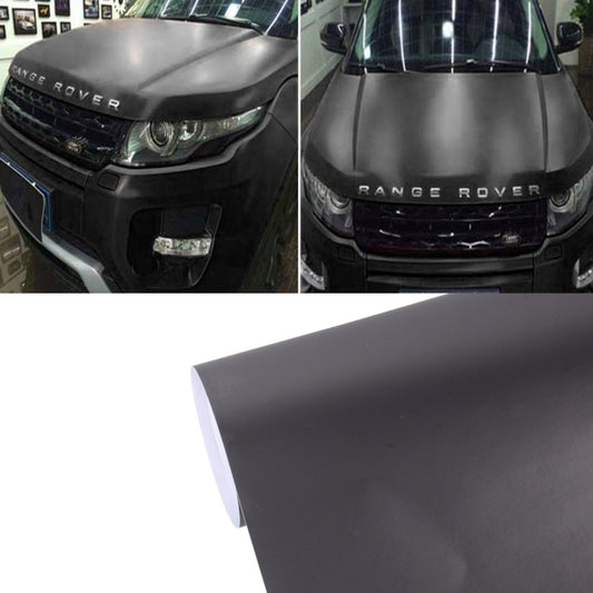 1.52m x 0.5m Ice Blue Metallic Matte Icy Ice Car Decal Wrap Auto Wrapping Vehicle Sticker Motorcycle Sheet Tint Vinyl Air Bubble Free(Black) - Auto Film by buy2fix | Online Shopping UK | buy2fix