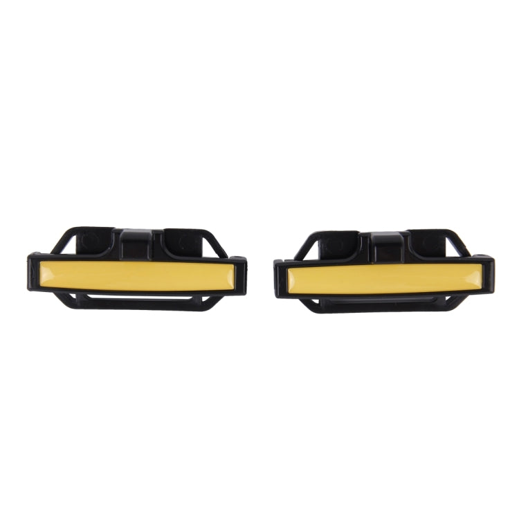 DM-013 2PCS Universal Fit Car Seatbelt Adjuster Clip Belt Strap Clamp Shoulder Neck Comfort Adjustment Child Safety Stopper Buckle(Yellow) by buy2fix