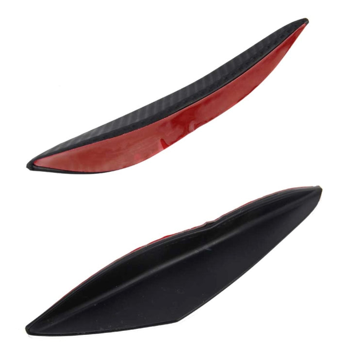 6 PCS Universal Carbon Fiber Style Car Front Bumper Body Spoiler Lip Splitter Protector Bar Strip Guard Sticker by buy2fix
