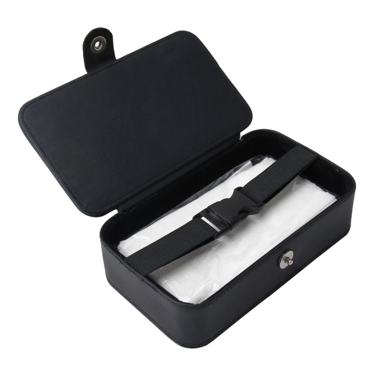 Universal Car Facial Tissue Box Case Holder Tissue Box Fashion and Simple Paper Napkin Bag with Napkin(Black) by buy2fix