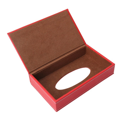 Universal Home Office Hotel Car Facial Tissue Box Case Holder Tissue Box Fashion and Simple Paper Napkin Bag (Not Include Napkin)(Red) by buy2fix
