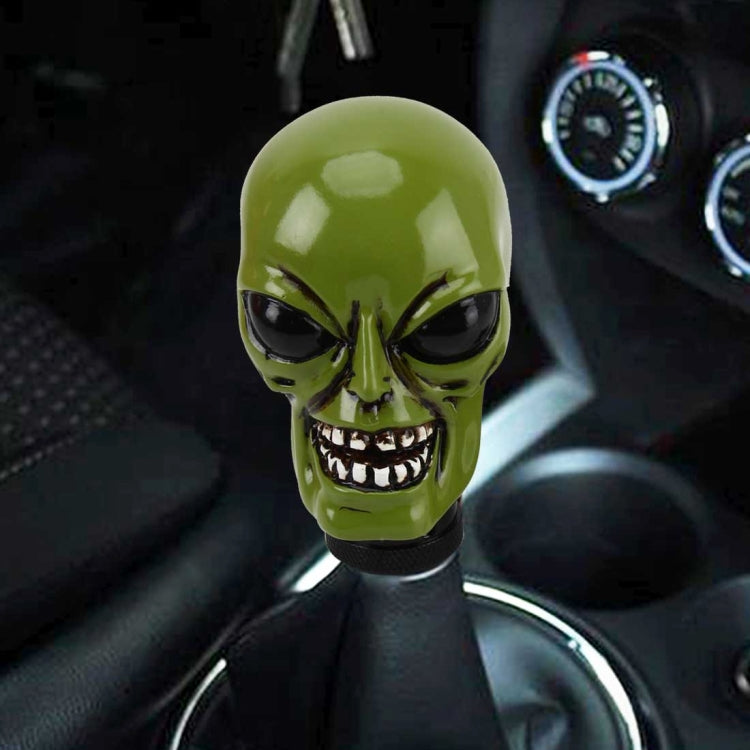 Alien Shaped Universal Vehicle Car Shifter Cover Manual Automatic Aluminum Gear Shift Knob by buy2fix