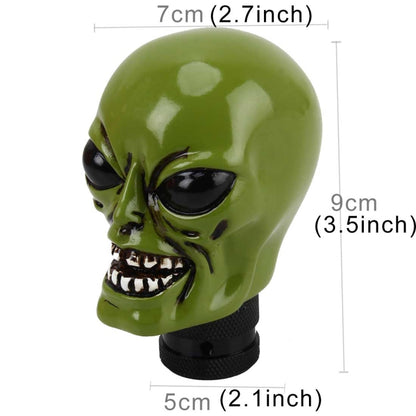 Alien Shaped Universal Vehicle Car Shifter Cover Manual Automatic Aluminum Gear Shift Knob by buy2fix