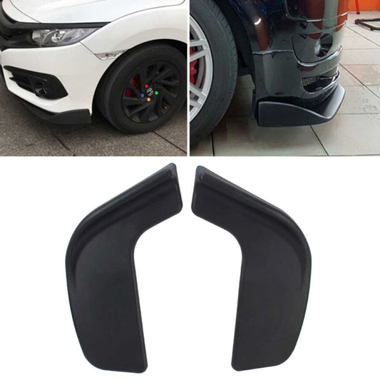2 PCS Universal Fit Car Front Bumper Spoiler Lip Splitter Diffuser SUV ABS Front Shovel, Length: 57cm by buy2fix