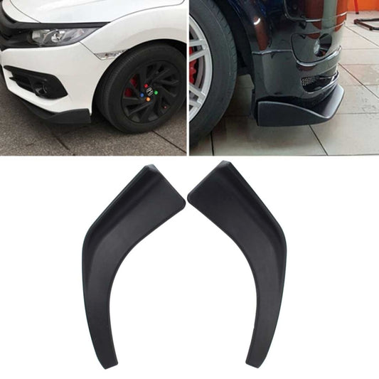 2 PCS Universal Fit Car Front Bumper Spoiler Lip Splitter Diffuser SUV ABS Front Shovel, Length: 74cm by buy2fix