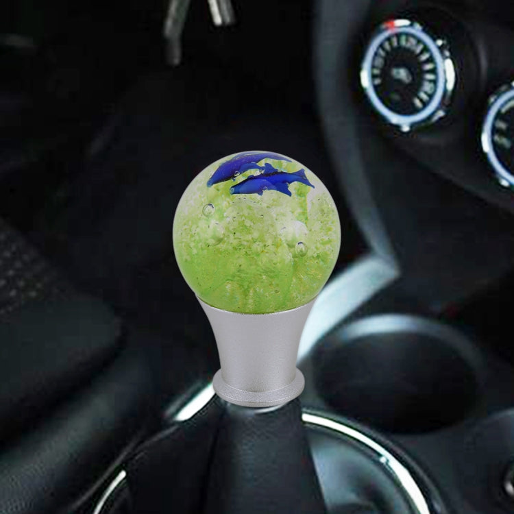 Crystal Ball Shaped Universal Vehicle Car Shifter Cover Manual Automatic Aluminum Gear Shift Knob by buy2fix