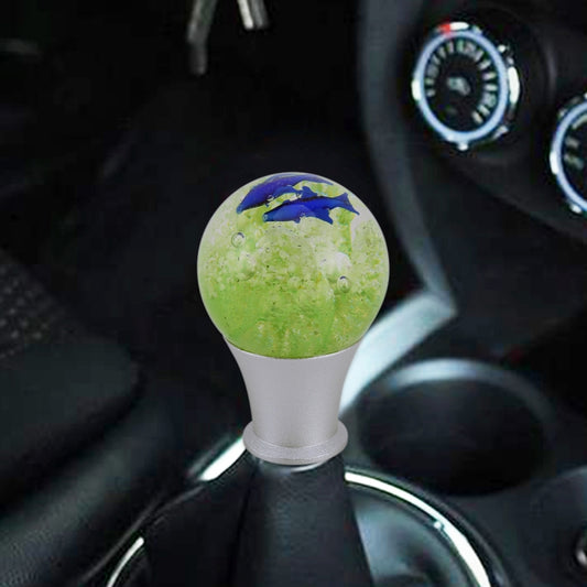 Crystal Ball Shaped Universal Vehicle Car Shifter Cover Manual Automatic Aluminum Gear Shift Knob by buy2fix