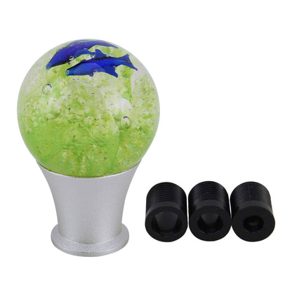 Crystal Ball Shaped Universal Vehicle Car Shifter Cover Manual Automatic Aluminum Gear Shift Knob by buy2fix