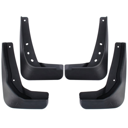 4 PCS Car Auto Semi-Rigid PVC Splash Flaps Mudguards Fender Guard for Audi A3 Sedan 2014 - Mudguards by buy2fix | Online Shopping UK | buy2fix