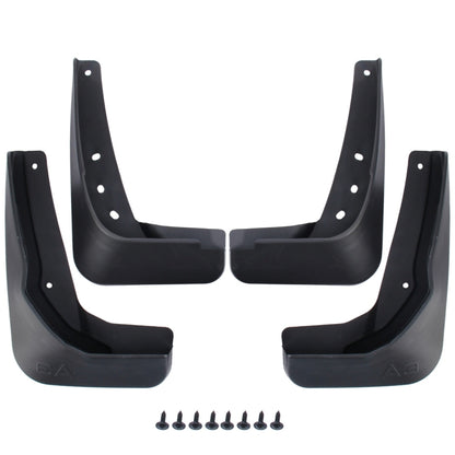 4 PCS Car Auto Semi-Rigid PVC Splash Flaps Mudguards Fender Guard for Audi A3 Sedan 2014 - Mudguards by buy2fix | Online Shopping UK | buy2fix