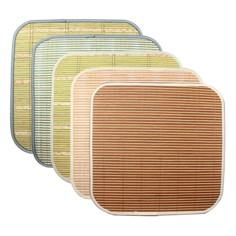Car Auto Cooling Bamboo Seat Cushion Pad Mat for Family Office Car(Random Color Delivery) by buy2fix