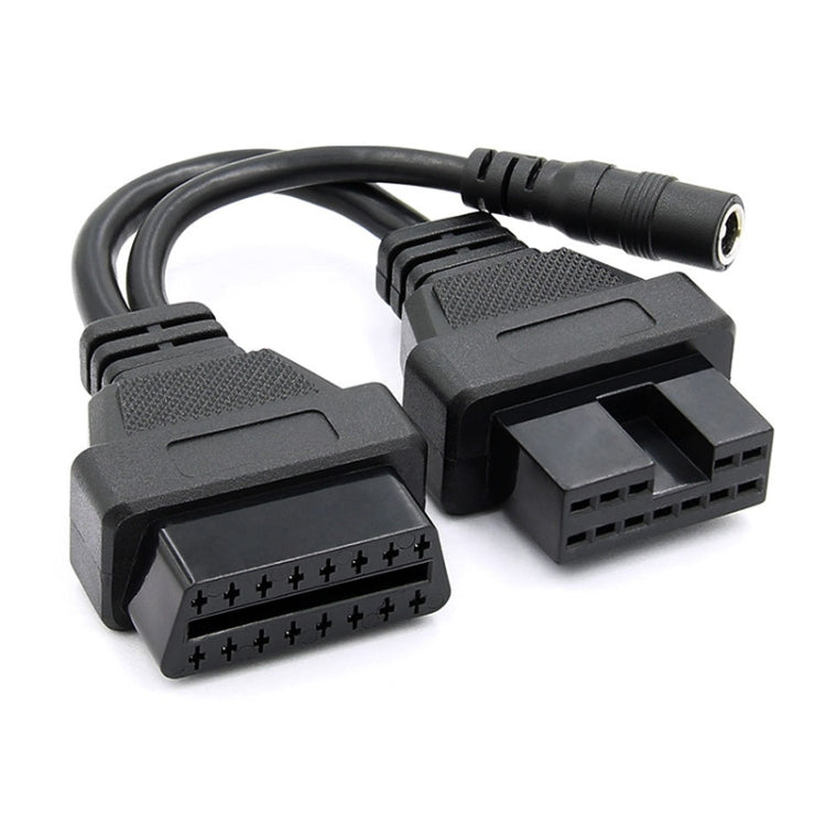 12 Pin to 16 Pin OBDII Diagnostic Cable for Mitsubishi by buy2fix