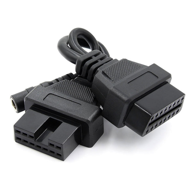 12 Pin to 16 Pin OBDII Diagnostic Cable for Mitsubishi by buy2fix