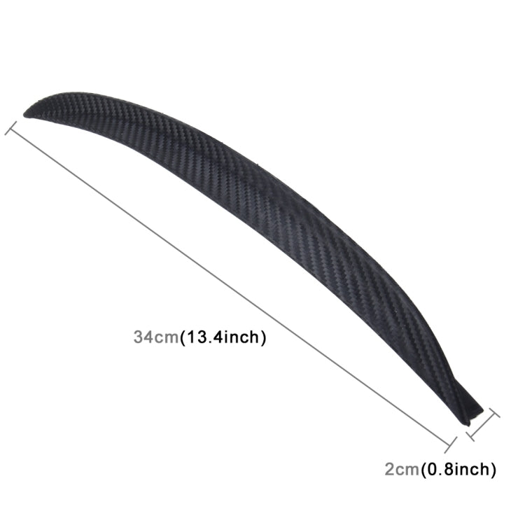 2 PCS Car Auto Rubber Fender Guard Protection Strip Scratch Protector Sticker, Size: 34*2cm by buy2fix