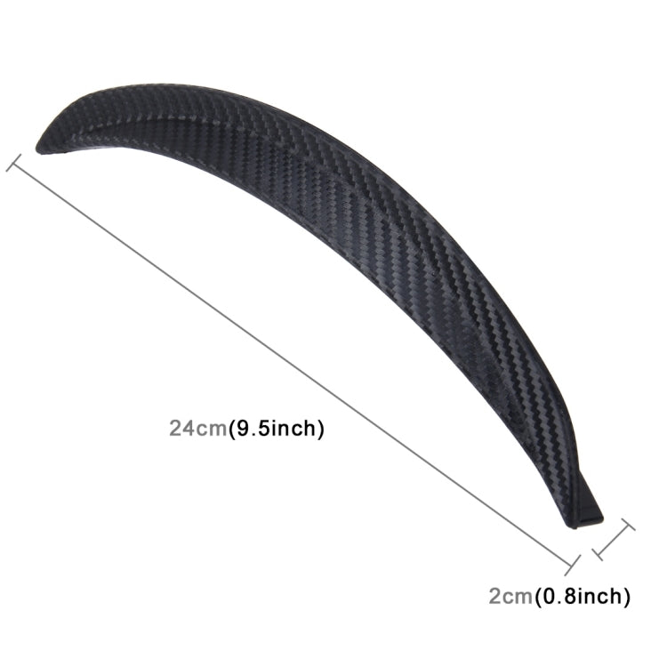 2 PCS Car Auto Rubber Fender Guard Protection Strip Scratch Protector Sticker, Size: 24*2cm by buy2fix