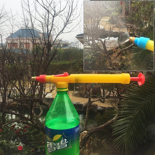 High Pressure Plastic Bottle Drink Beverage Trolley Gun Spray Reciprocating Sprayer Coke Bottle Sprayer Manual Pressure Sprayer, Random Color Delivery - Watering & Irrigation by buy2fix | Online Shopping UK | buy2fix
