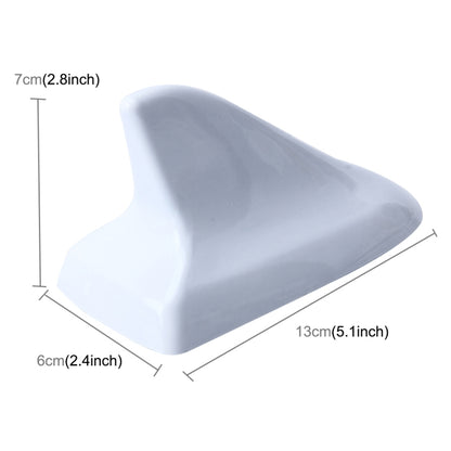 A-886 Car Auto Shark Fin Dome Antenna Decoration for Honda Buick Nissan Hyundai Toyota Volkswagen Mazda(White) by buy2fix