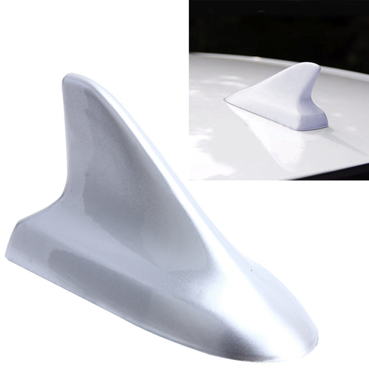 A-886 Car Auto Shark Fin Dome Antenna Decoration for Honda Buick Nissan Hyundai Toyota Volkswagen Mazda(Silver) by buy2fix