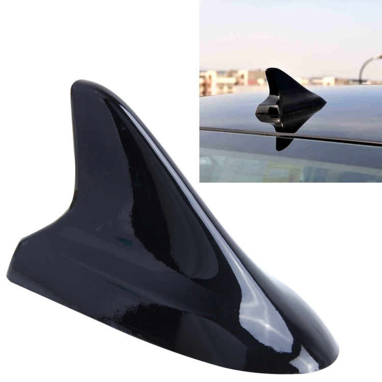 A-886 Car Auto Shark Fin Dome Antenna Decoration for Honda Buick Nissan Hyundai Toyota Volkswagen Mazda(Black) by buy2fix