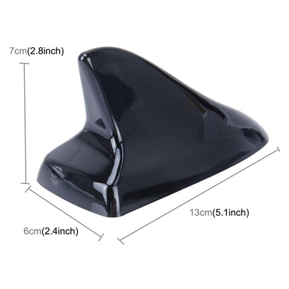 A-886 Car Auto Shark Fin Dome Antenna Decoration for Honda Buick Nissan Hyundai Toyota Volkswagen Mazda(Black) by buy2fix