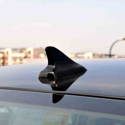 A-886 Car Auto Shark Fin Dome Antenna Decoration for Honda Buick Nissan Hyundai Toyota Volkswagen Mazda(Black) by buy2fix
