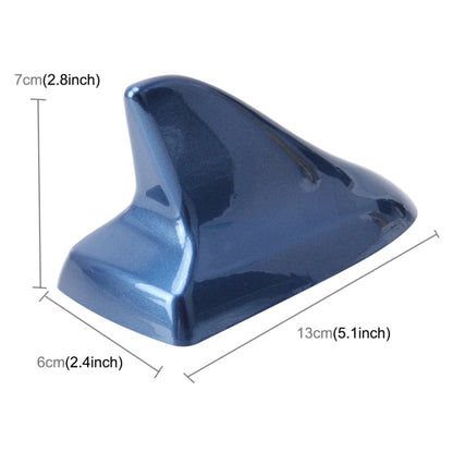 A-886 Car Auto Shark Fin Dome Antenna Decoration for Honda Buick Nissan Hyundai Toyota Volkswagen Mazda(Dark Blue) by buy2fix