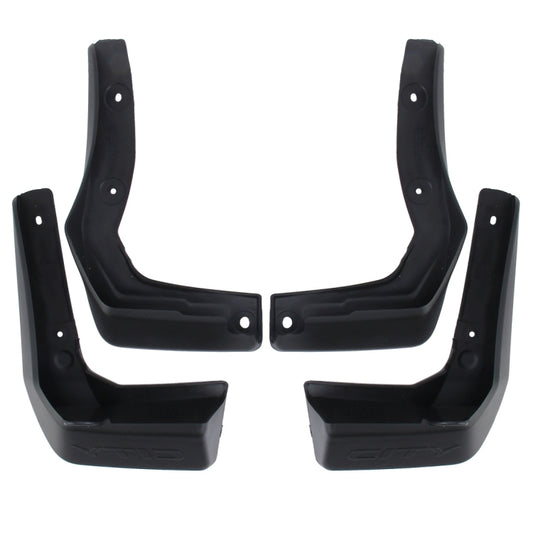 4 PCS Car Auto Semi-Rigid PVC Splash Flaps Mudguards Fender Guard for Honda City 2015-2020 - Mudguards by buy2fix | Online Shopping UK | buy2fix