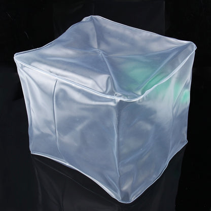 10L Outdoor Transparent PVC Foldable Water Bag Container with ON/OFF Switch by buy2fix