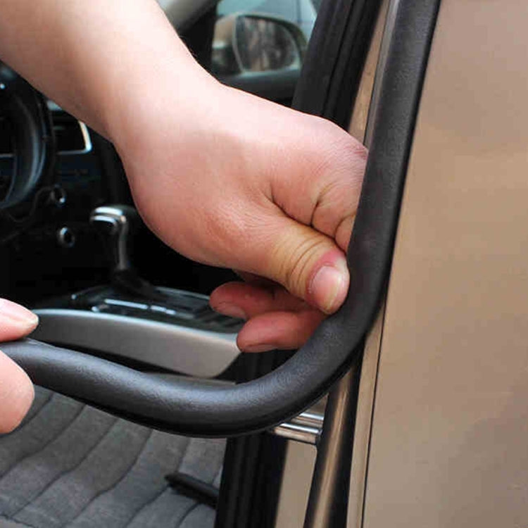 80cm B Shape Car Decorative Strip Rubber Chrome Decoration Strip Door Seal Window Seal by buy2fix