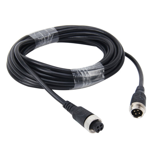 Câble d'extension Audio vidéo de connecteur d'aviation M12 4P de 5m pour caméra de vidéosurveillance DVR