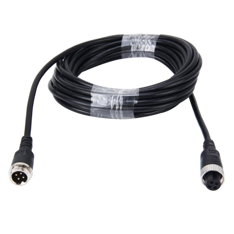 5m M12 4P Aviation Connector Video Audio Extend Cable for CCTV Camera DVR - DIY Cables by buy2fix | Online Shopping UK | buy2fix