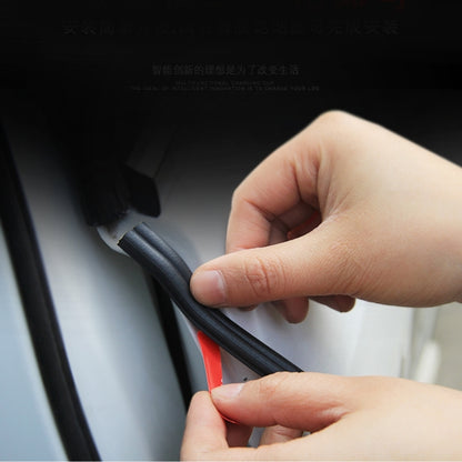 4m B Shape Car Decorative Strip Rubber Chrome Decoration Strip Door Seal Window Seal by buy2fix